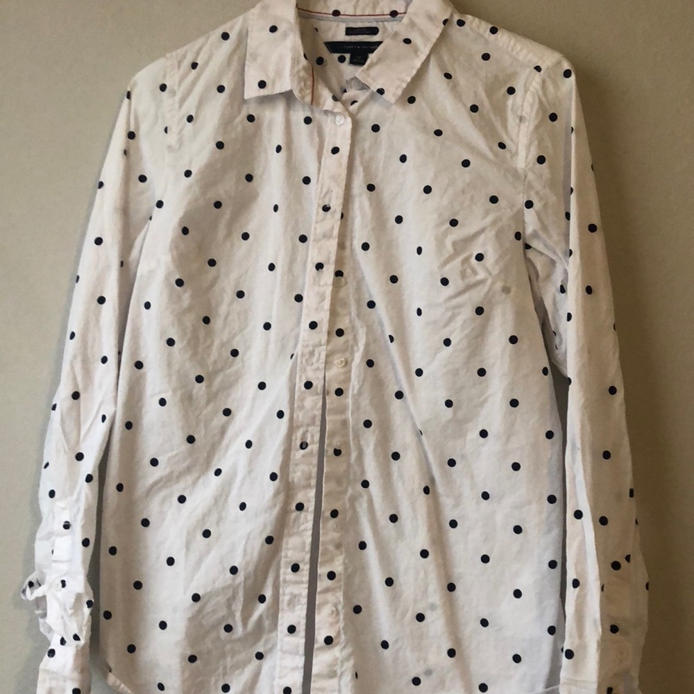 Tommy Hilfiger Polka Dot Button Down
